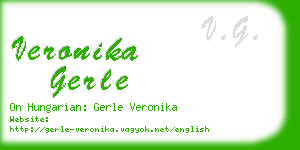 veronika gerle business card